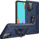 Samsung Galaxy S23 Ultra Blauw Ring Backcover