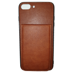 Apple iPhone 6 Plus bruine achterkant met pasjes
