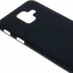 Samsung  Galaxy J2 Pro 2018 Silicone zwart backcase hoesje