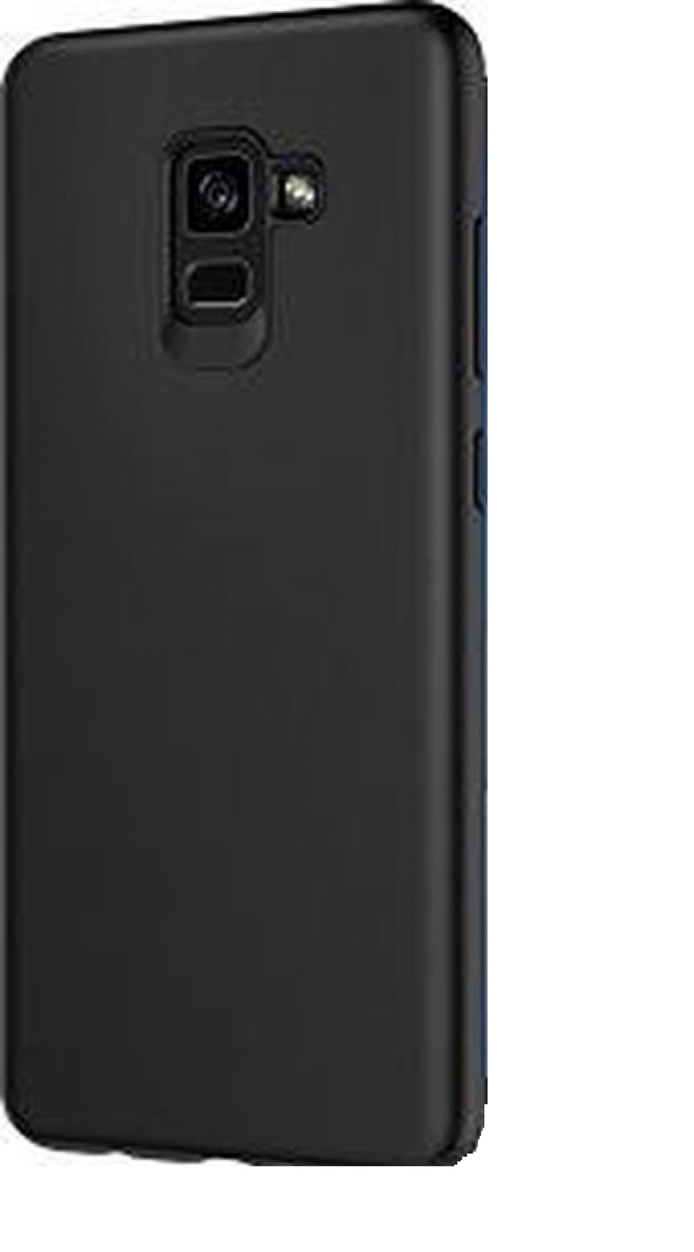 Verlichten Mooie vrouw probleem Samsung Galaxy A5-2018 / A8-2018 Silicone zwart hoesje | ZKL Telecom