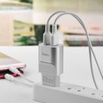 Oplader Hoco wandoplader C47A Metaal 2xUSB 2,1A