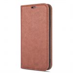 Apple iPhone 7 plus / 8 PLUS bruine boek hoesje met extra vakjes voor pasjes