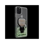 Apple iPhone 11 Pro karl lagerfeld  Groen Glitter Hoesje