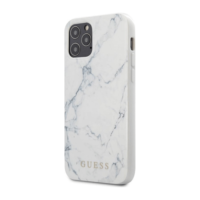 Apple iPhone 12 Pro Max Wit Guess Marble Hard cover | ZKL Telecom