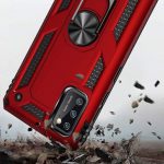Samsung Galaxy A71 backcover Ring Kickstand hoesje