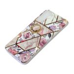 Samsung Galaxy S21/S30 Plus blauw roze met ring achterkant hoesje