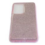 Samsung Galaxy S23 Ultra Roze Glitters achterkant hoesje