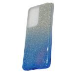 Samsung Galaxy S21/S30 Ultra blauw Gliters  achterkant hoesje