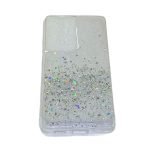 Samsung Galaxy S21/S30 Ultra Grijs Gliters  achterkant hoesje