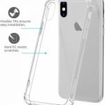 Apple iPhone X/XS Silicone transparant antishock extra stevige hoesje