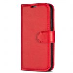 Samsung Galaxy S9 Plus echt leder case Rood boek hoesje met extra vakjes voor pasjes en geld