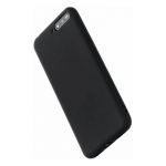 Huawei Y6-2018 silicone zwart hoesje met gratis Tempered Glass Screenprotector