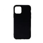 Apple iPhone 12 Zwart Silicone achterkant hoesje