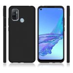 OPPO A15/A15S Zwart achterkant Telefoonhoesje TPU back cover case