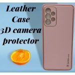 Samsung Galaxy A32 (4G )Real Leather back cover hoesje l Galaxy A32 (4G) Camera beschermend hoesje