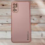 Xiaomi Redmi Note10 Real Leather back cover hoesje l Redmi Note 10 Camera beschermend hoesje