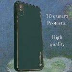 Xiaomi Redmi 9A Real Leather back cover hoesje l Redmi 9A  Camera beschermend hoesje
