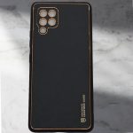 Samsung Galaxy A42 Real Leather Achterkant Telefoonhoesje