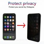 Apple iPhone 13 Mini Beste Privacy Gorilla Tempered Glass Screenprotector