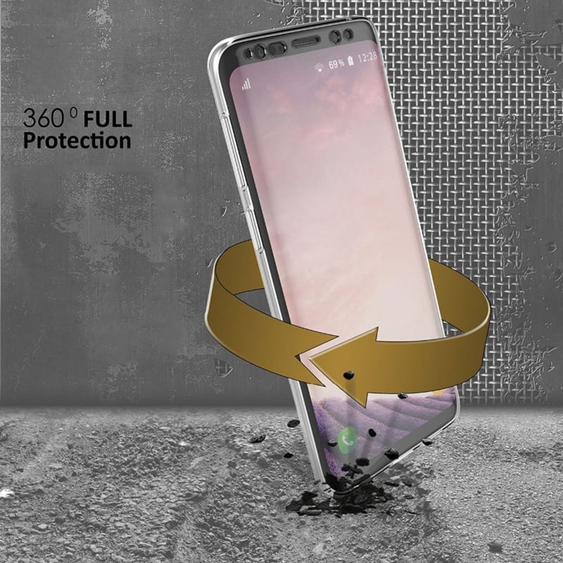 Gezamenlijk Bron regeling Samsung Galaxy S9 Plus Silicone transparant 360 graden (voor en achter)  hoesje | ZKL Telecom
