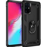 Samsung Galaxy A03S Hoesje Met Kickstand Ring Backcover