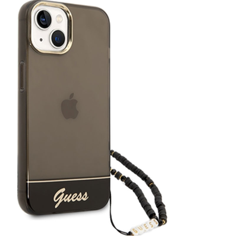 bank veteraan Ingrijpen Guess Zwart Transparant hoesje Apple iPhone 14 | ZKL Telecom