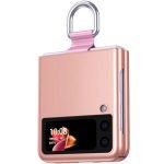 Samsung Galaxy Z Flip 4 Goud Roze Achterkant Hoesje