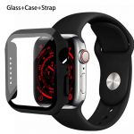 Sportband + TPU hoesje 42/44/45/49 mm  Zwart voor Apple Watch