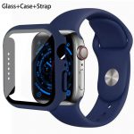 Sportband + TPU hoesje 42/44/45/49 mm  Blauw voor Apple Watch