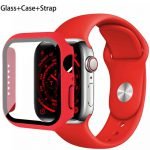 Sportband + TPU hoesje 42/44/45/49 mm Rood voor Apple Watch