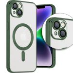 Apple iPhone 13 Camerabescherming Magsafe Groen Hoesje