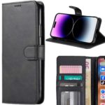 Apple iPhone 15 Plus Book Case Portemonnee Hoesje - Zwart