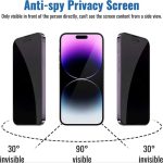 Apple iPhone 14 Pro Gorilla 6D Privacy Glass Screen Protector
