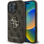Guess Hoesje Voor iPhone 16 Pro Bruin