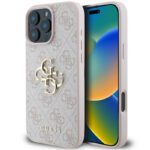 Guess Hoesje Voor iPhone 16 Pro Roze