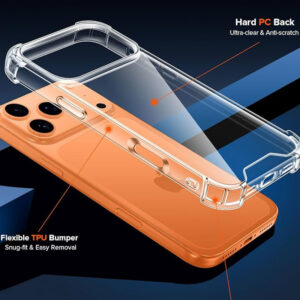 iPhone 17 Pro Max Antishock Transparant hoesje