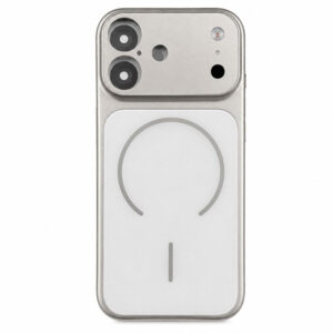 iPhone 17 Pro Max Achterkant Magsafe met Camera beschermer Hoesje Wit